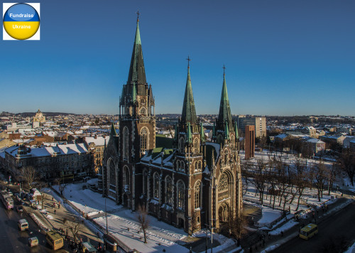 Lviv.  The Church of Saints Olha and Elizabeth.